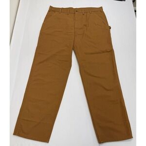 Carhartt Pants‎ Mens 44x36 Brown Relaxed Duck Carpenter Utility Workwear B11-BRN